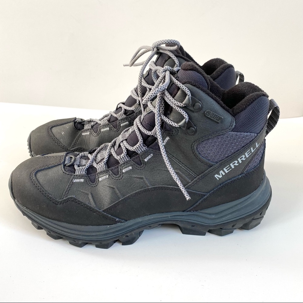 Merrell Men's Thermo Chill Mid Waterproof Boots Black 9.5